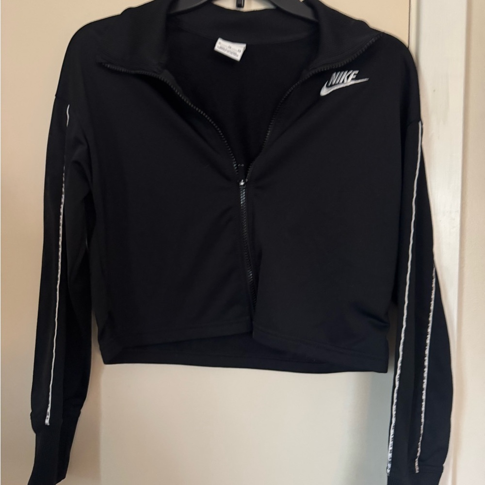 Nike Black Zip-Up Sweater